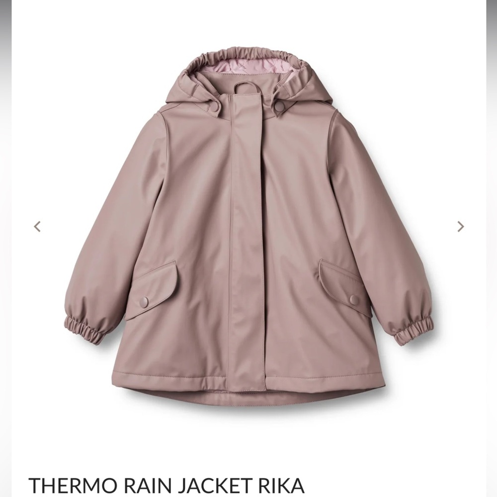 Wheat THERMO RAIN JACKET RIKA - DUSTY LAVENDER